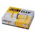 Jalema Filing Clip YellowWhite Ref 5710000 [Pack 100] 450082