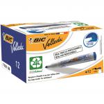 Bic Velleda Marker Whiteboard Dry-wipe 1701 Large Bullet Tip 1.5mm Line Blue Ref 942235 [Pack 12] 452086