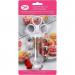 Tala Icing Syringe Set With 6 Nozzles,White,Icing Syringe With 6 Nozzles 459990