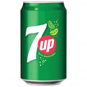 7UP Original Lemon and Lime Soft Drink Can 330ml Ref 203388 Pack of 24 460317