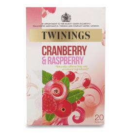 Twinings Infusion Tea Bags Individually-wrapped Cranberry and Raspberry Ref 0403143 [Pack 20] 461696