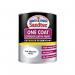 Sandtex One Coat Exterior Satin Paint 750Ml Brilliant White 462895