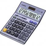 Casio Desktop Calculator 12 Digit 4 Key Memory Battery/Solar Power 126x36x175mm Silver Ref DF-120TER II 463402