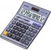 Casio Desktop Calculator 12 Digit 4 Key Memory Battery/Solar Power 126x36x175mm Silver Ref DF-120TER II