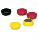 5 Star Office Round Plastic Covered Magnets 25mm Assorted [Pack 10]
