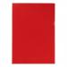 5 Star Office Folder Embossed Cut Flush Polypropylene Copy-safe Translucent 110 Micron A4 Red [Pack 25]