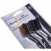 Harris Essentials Mini Wire Brush 3 Pack, Nylon, Steel & Brass 464651