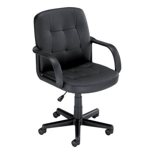 Cheap Stationery Supply of Trexus Boss2 Leather Look Manager Chair No Tilt 470x480x430-550mm 10312-02 464782 Office Statationery