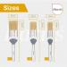 Harris Seriously Good Woodwork Stain & Varnish Paint Brushes, 3 Brush Pack In Grey 465260