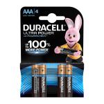 Duracell Ultra Power MX2400 Battery Alkaline 1.5V AAA Ref 81417787 [Pack 4] 469723