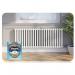 Hammerite Radiator Paint Satin White 500ml tin 470211