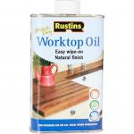 Rustins Worktop Oil Premium Wood Treatment for Enhanced Durability 500ml 471847