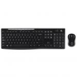 Logitech MK270 Keyboard and Mouse Desktop Combo Wireless Black Ref 920-004523 475044