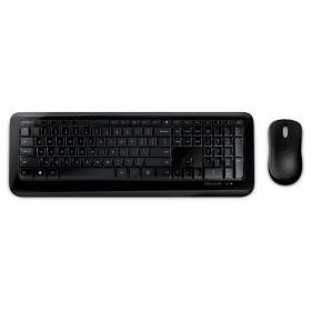 Microsoft 850 Keyboard and Mouse Desktop Combo Wireless Black Ref PY9-00019 475125