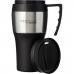 Thermos Thermocafe 2010 Steel Travel Mug, 0.4 Litre, 1 Unit 479618