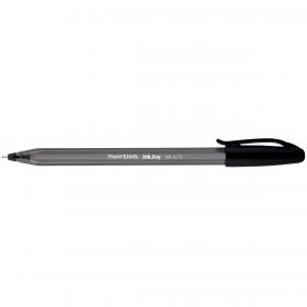 Paper Mate InkJoy 100 Ball Pen Medium 1.0 Tip 0.7mm Line Black Ref S0957120 Pack of 50 481538