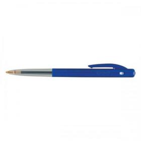 Bic M10 Clic Ball Pen Retractable 1.0mm Tip 0.32mm Line Blue Ref 1199190121 Pack of 50 48463X