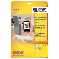 Cheap Stationery Supply of Avery L7121-25 (45 x 45mm) QR Code Labels (Pack of 500 Labels) L7121-25 Office Statationery