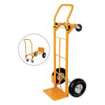 5 Star Facilities Universal Hand Trolley and Platform Truck Capacity 250kg Foot Size W550xL460mm Yellow 484805