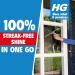 HG Glass and Mirror Cleaner, Streak-Free Glass Cleaner 500ml 488940