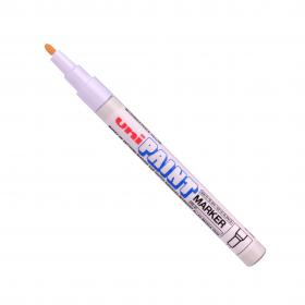 Uni Paint Marker Bullet Tip Fine Point Px21 Acrylic Nib 1.2mm White Ref 558601000 Pack of 12 489411