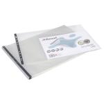 Rexel Ecodesk Punched Pocket Recycled Top Opening 100 Micron A3 Landscape Clear Ref 2102578 [Pack 30] 490554