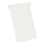 Nobo T-Cards 160gsm Tab Top 15mm W124x Bottom W112x Full H180mm Size 4 White Ref 2004002 [Pack 100] 490944