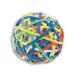 5 Star Office Rubber Band Ball of 200 Bands Assorted
