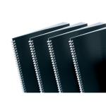 GBC PolyCovers Opaque Binding Covers Polypropylene 300 micron A4 Black Ref IB386831 [Pack 100] 49369X