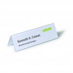Durable Table Place Name Holder 61/122x210 mm Ref 8052 [Pack 25] 496408