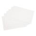 5 Star Office Record Cards Blank 6x4in 152x102mm White [Pack 100]
