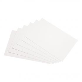 5 Star Office Record Cards Blank 8x5in 203x127mm White Pack of 100 502489