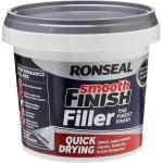 Ronseal Smooth Finish, Quick Drying Filler White 1 x 600g Tub 502542