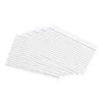 5 Star Office Record Cards Ruled Both Sides 6x4in 152x102mm White [Pack 100] 502578