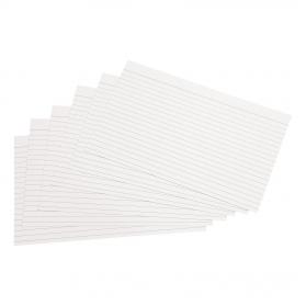 5 Star Office Record Cards Ruled Both Sides 8x5in 203x127mm White Pack of 100 502586