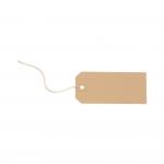Tag Labels Strung 108x54mm Buff [Pack 1000] 504153