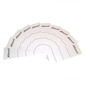 Rexel Replacement Spine Labels 191x60mm White Ref 29300EAST Pack of 100 504781