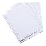 Rexel Crystalfile Classic Card Inserts for Lateral Suspension File Tabs White Ref 78370 [Pack 57] 506391