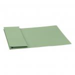 5 Star Elite Document Wallet Full Flap 315gsm Capacity 35mm Foolscap Green [Pack 50] 508503