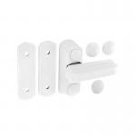 Window Sash Jammer Security Lock Door Letterbox Securit White 65mm Safety T Type 509406