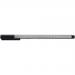 Staedtler Triplus Fineliner Pen Ergonomic Barrel 0.8mm Tip 0.3mm Line Black Ref 334-9 [Pack 10]