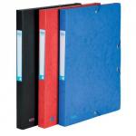 Elba (A4) Pressboard Elasticated Box File 25mm (Black) 100200382