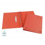 Elba Spirosort Transfer Spring File Recycled Mediumweight 285gsm Foolscap Red Ref 100090288 [Pack 25] 512690