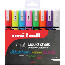 Cheap Stationery Supply of Uni Chalk Marker Medium Bullet Tip PWE-5M Line Width 1.8-2.5mm Wallet Assorted 153494341 Pack of 8 522581 Office Statationery
