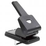 Rapesco Germ-Savvy? Antibacterial: HD865-P Heavy Duty 2-Hole Punch - Black 531563