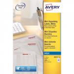 Avery Mini Multipurpose Labels Inkjet 40 per Sheet 45.7x25.4mm White Ref J8654-25 [1000 Labels] 534594