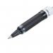 The photograph shows a set of twelve Pilot Rollerball Pens in black ink. The pens have a rubber grip for comfortable writing, and a medium 0.7mm tip that creates a thin 0.4mm line. The design of the pens is sleek and professional, making them a great choice for any writing task.