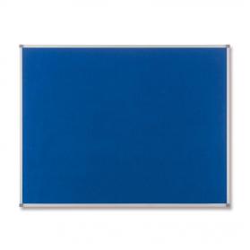 Nobo Classic Noticeboard Felt with Aluminium Frame W900xH600mm Blue Ref 1900915 538383