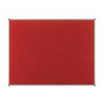 Nobo Classic Noticeboard Felt with Aluminium Frame W900xH600mm Red Ref 1902259 538391