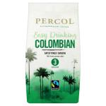 Percol Fairtrade Colombia Ground Coffee Medium Roasted 200g Ref 0403127 540068